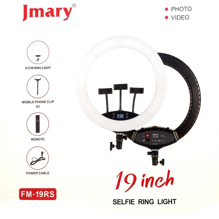 رینگ لایت جی ماری مدل FM-19RS