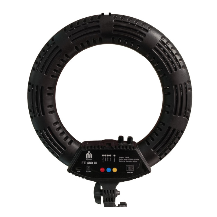 رینگ لایت میلوک مدل Ring Light MILOOK FE-480 III
