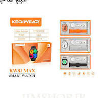 ساعت هوشمند KEQIWEAR مدل KW81 MAX با نمایشگر سوپر آمولد