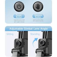 سهپایه هوشمندNinjaPro C17 Monopod 360° Auto-Rotation AI Tracking Shootings Tripod