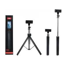 سه پایه مونوپاد و دسته سلفی گوشی موبایل مدل ریموت دار Z6 Selfie Stick