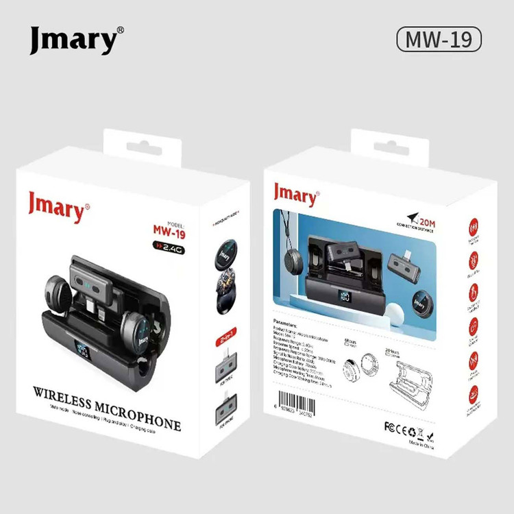 میکروفون بیسیم جیماری Jmary MW-19 Wireless Lavalier Microphone