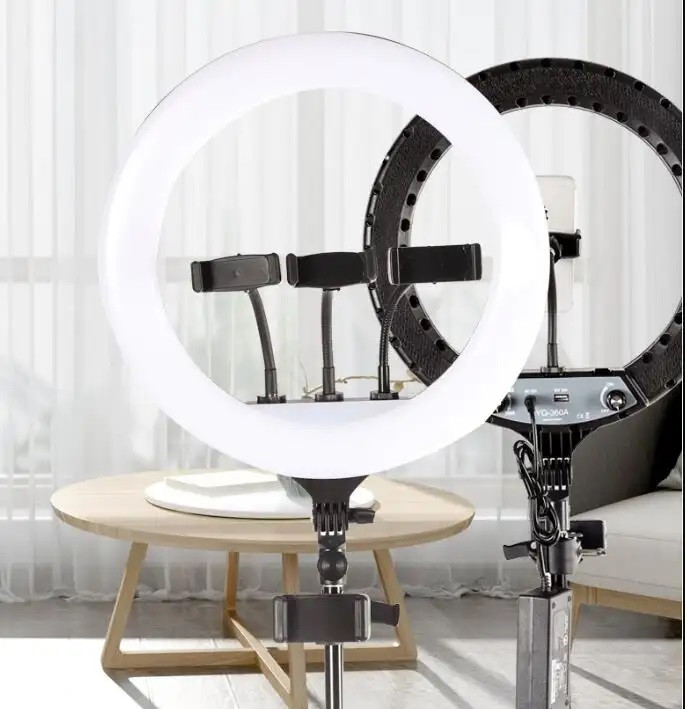 رینگ لایت (36 سانتی متر 30 وات) YQ-360A Ring Light
