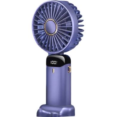 پنکه شارژی دستی درجه یک LED digital display fan