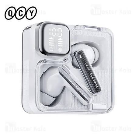 هندزفری بلوتوثی 5.3 گیمینگ با طراحی شفاف کیو سی وای MeloBuds Neo