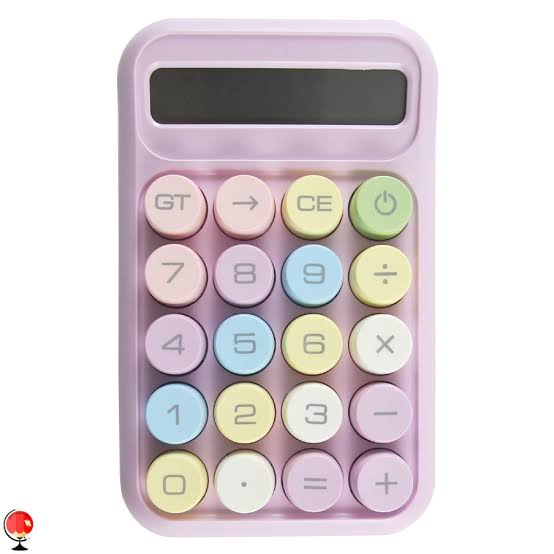 ماشین حساب فانتزی رنگی Runzon مدل RZ.819 بنفش