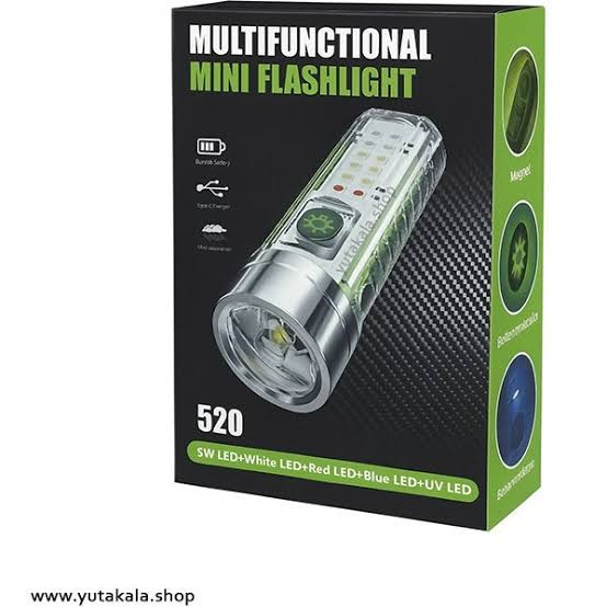 چراغ قوه مدل mini flashlight کد 520