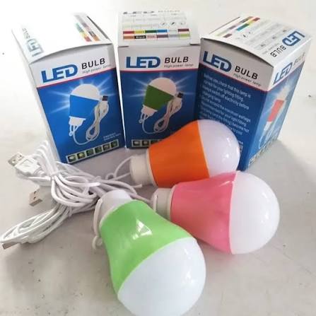 لامپ اضطراری مسافرتی LED BULB | خرید لامپ LED سفری رنگی