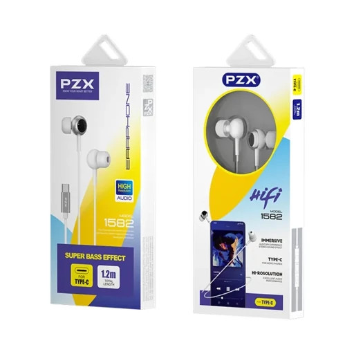 هندزفری 1582 برند PZX با سری TYPE-C