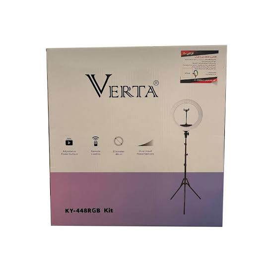 رینگ لایت ورتا Verta Ring Light KY-448 II RGB