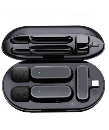 میکروفن یقه ای بی سیم مدل K61 dual Lightning
