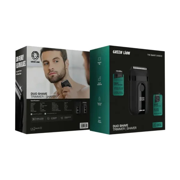 ماشین اصلاح و شیور مدل Duo Shave گرین لاین