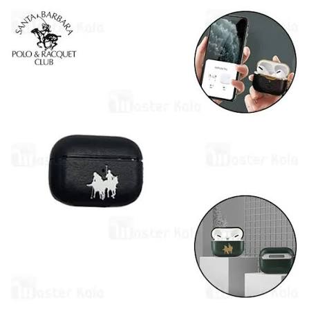 کاور محافظ ایرپاد سانتا باربارا پولو مشکی اورجینال airpod 3